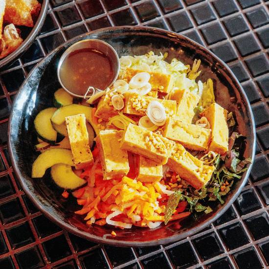 Vermicelli Salad with Crispy Tofu
