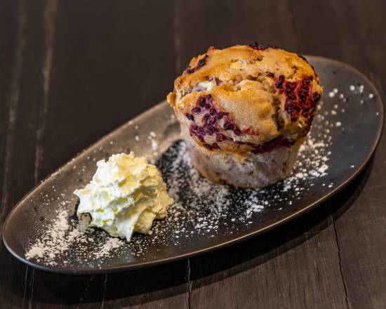 Raspberry White Chocolate Muffin