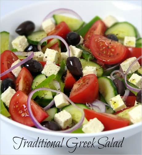 SML Greek Salad (w Greek Dressing)