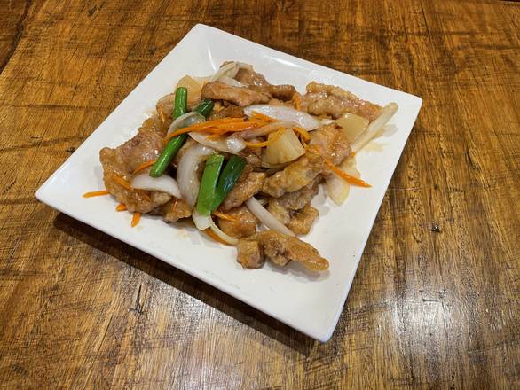 Pork Chop in Plum Sauce