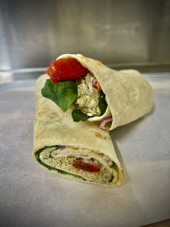 Pesto Chicken Wrap
