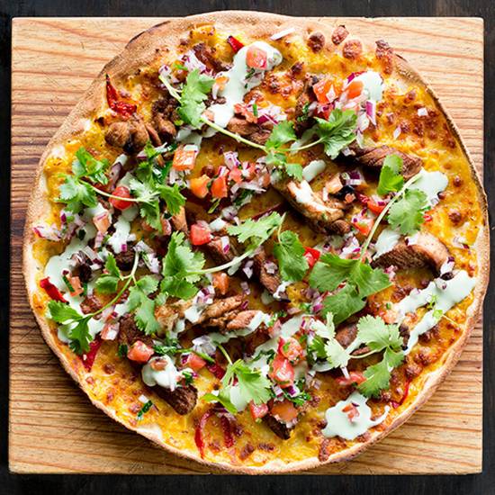 Spiced Chicken Pizza