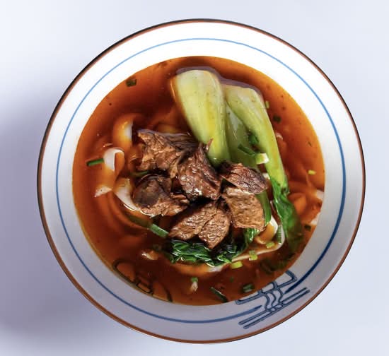 Signature beef noodle soup