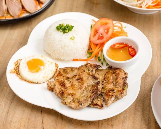 Pork Chop and Egg Rice Dishes