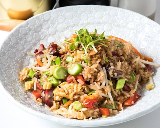 Grilled Chicken Fried Rice