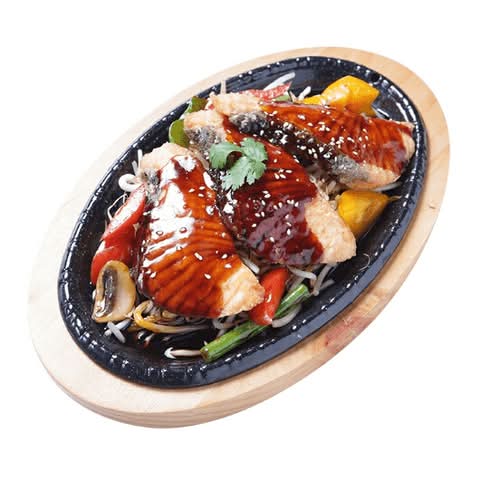 Teriyaki Salmon W/Rice
