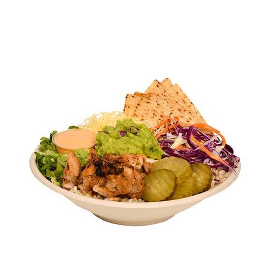 Chicken Burger Bowl