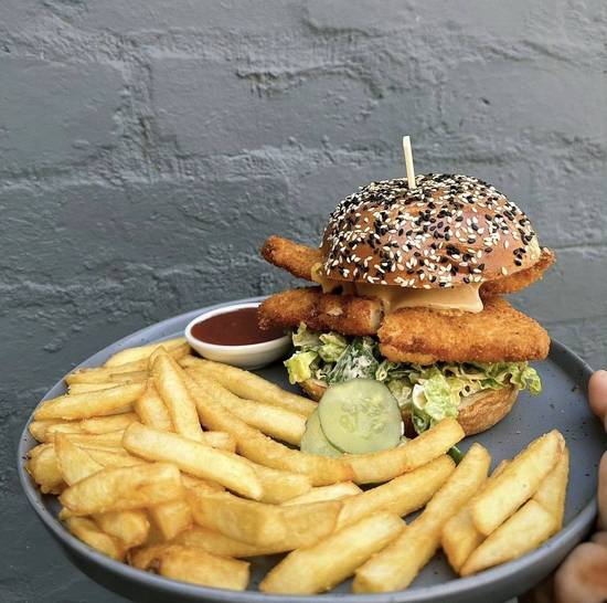 Chicken Schnitzel Burger