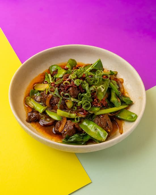 Kung Pao Shiitake Asian Greens (GF,VG)
