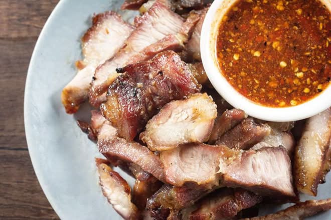 Grilled Pork Scotch Fillet