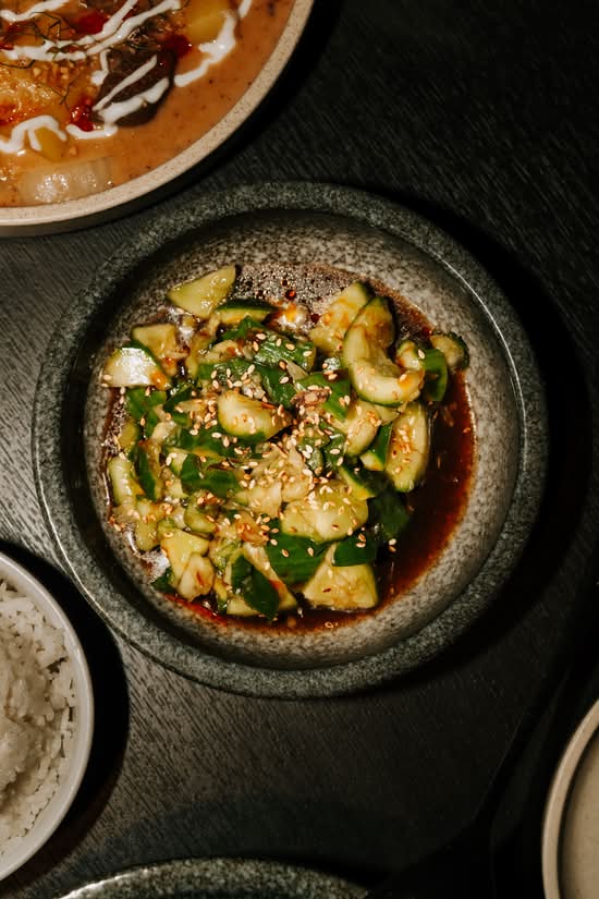 Smashed Cucumber Salad