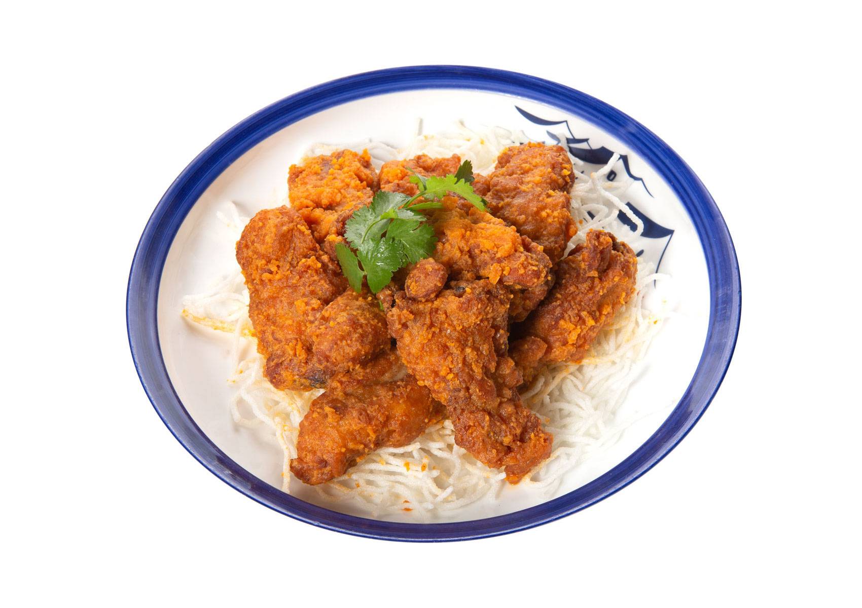 Crispy Chicken tossed with Salted Egg Yolk Glace