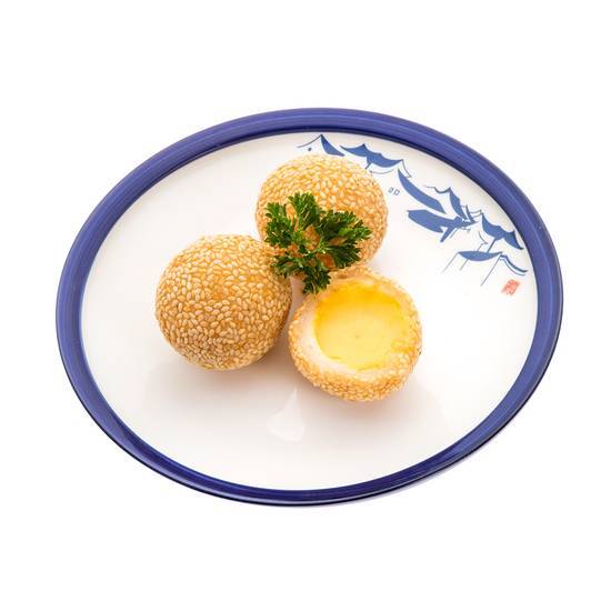Egg Yolk Custard Sesame Ball