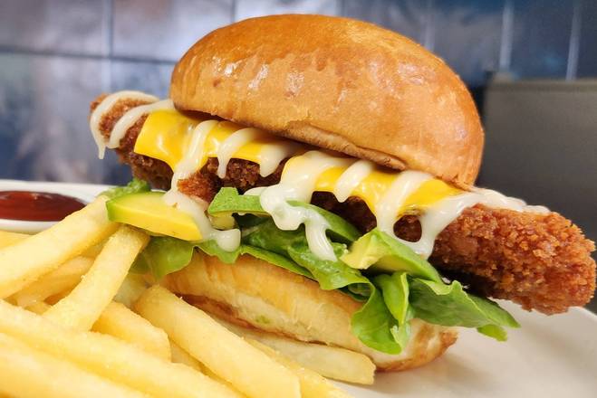 Chicken Schnitzel Burger