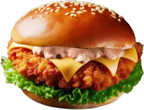 CHICKEN SCHNITZEL BURGER