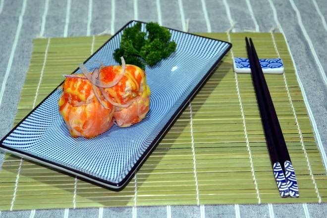 Grilled Salmon Ship