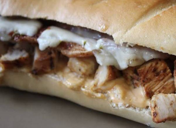 Roast Chicken Cheese Mayo Lettuce Baguette