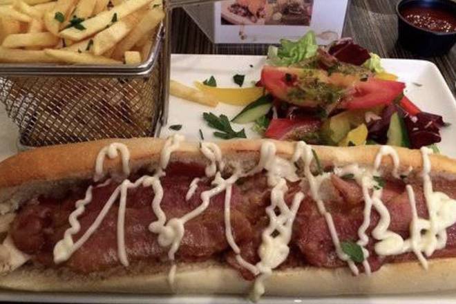 Snit Chicken Bacon Tomato Mayo Baguette