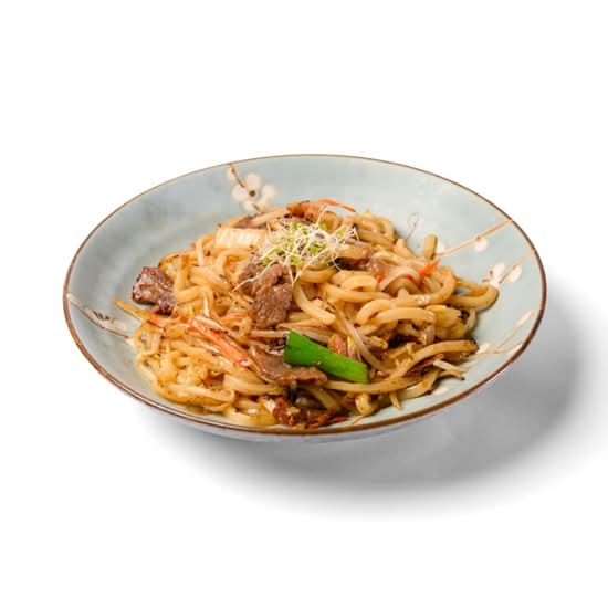 N04 Teriyaki Beef Fried Udon