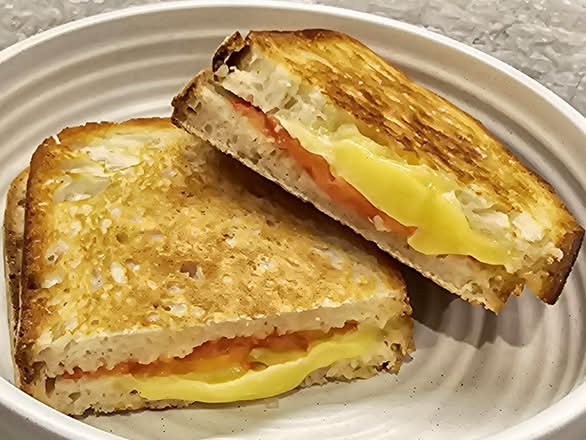 Ham Cheese and Tomato Toastie