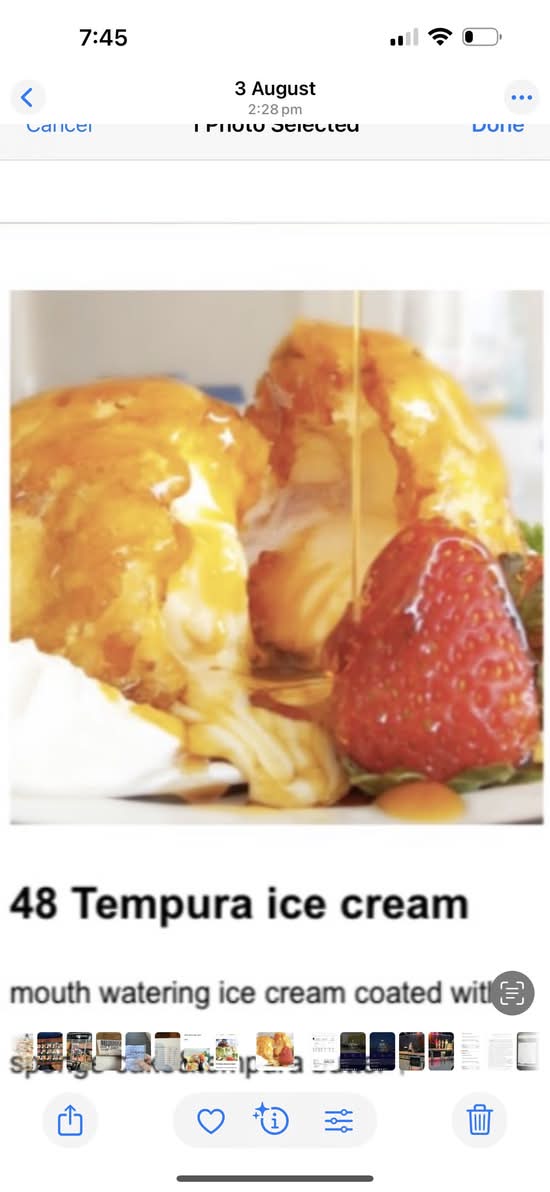 Tempura Ice Cream
