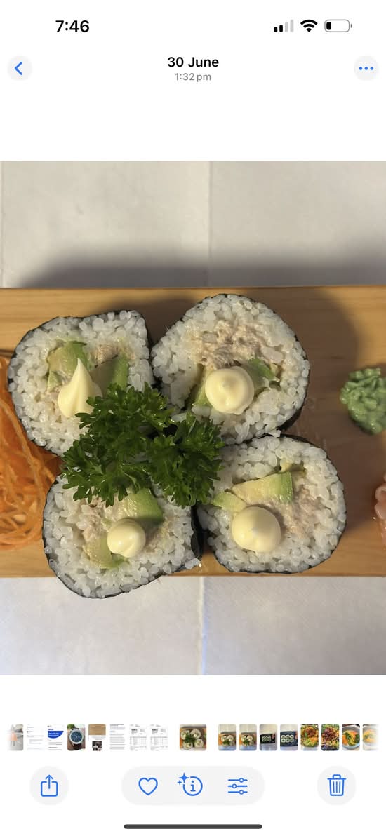 Avocado and Tuna Roll