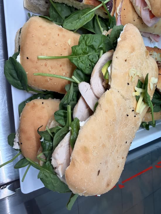 Chicken, Cream Cheese, Avocado, Sun-dried Tomato Turkish Bread