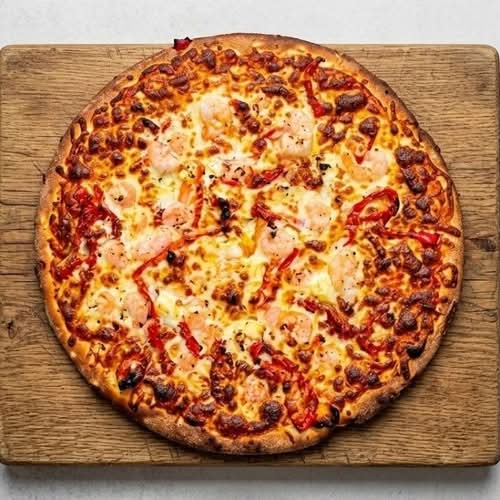 Garlic Prawn Pizza