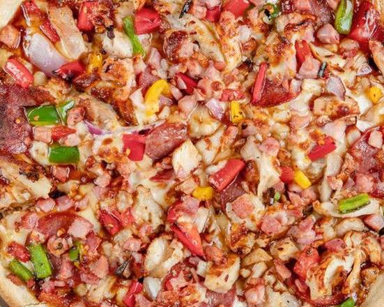 Spicy Barbecue Chicken Pizza