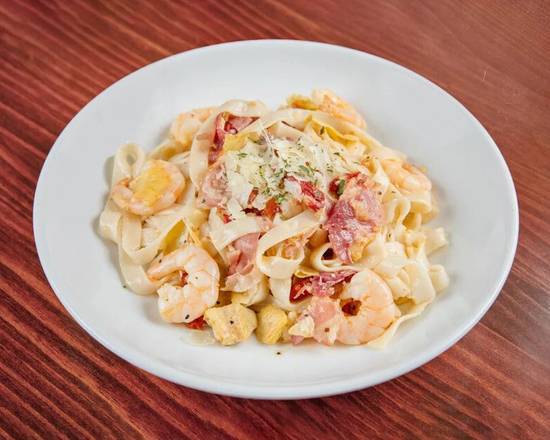 Gamberi Alfredo Pasta