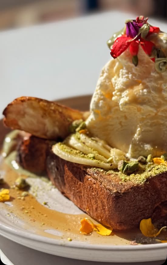 Pistachio French Toast