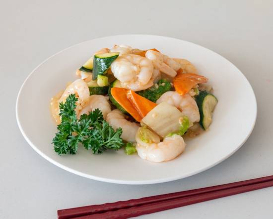 King Prawns with Garlic Sauce