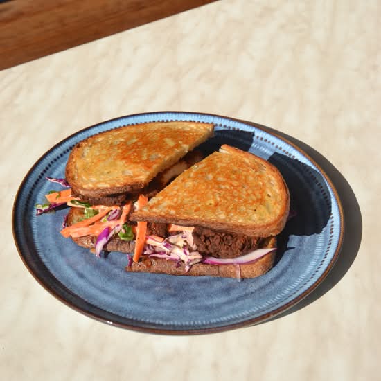 Hot Honey Crispy Chicken Toastie