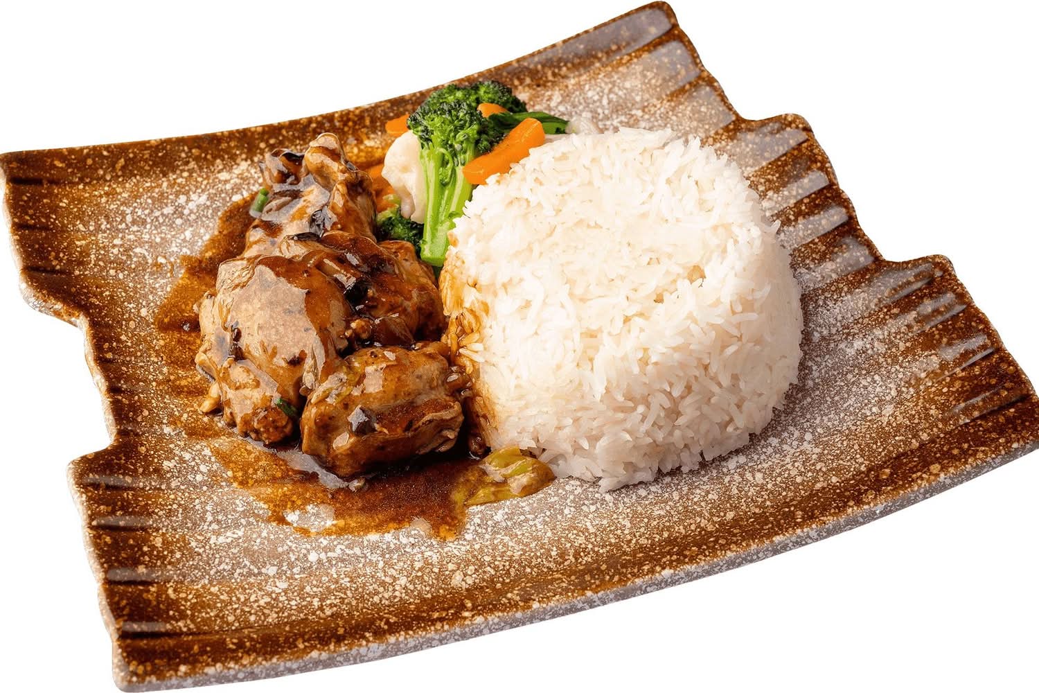 Mongolian Chicken with Rice