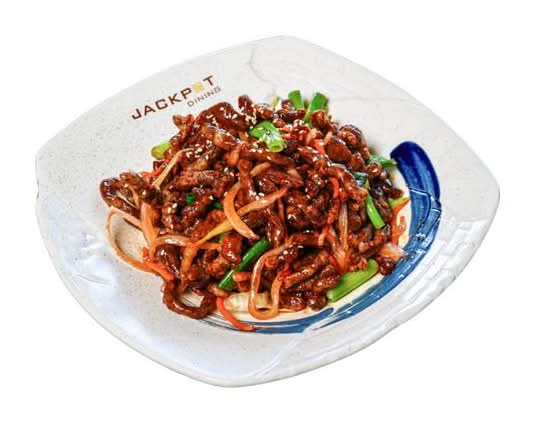 Crispy Beef Strips in Peking Sauce