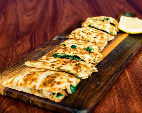Spinach and Feta Cheese Gozleme