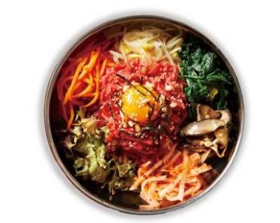 Marinated Raw Beef Bibimbap