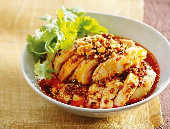 Sichuan Chilli Chicken (Sesame peanut sauce)