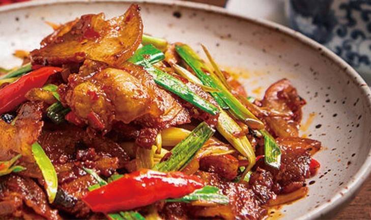 Sichuan-Style Spicy Twice Cooked Pork Belly