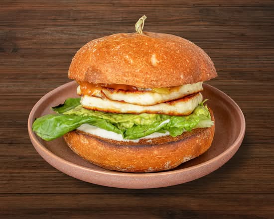 Halloumi Burger (V)