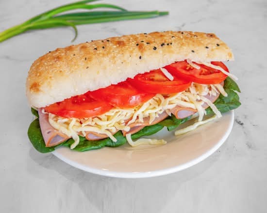 Ham, Cheese and Tomato Focaccia