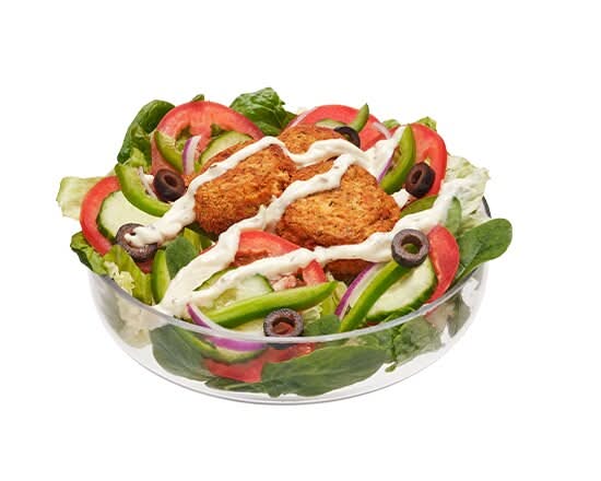 Smashed Falafel (Regular Salad)