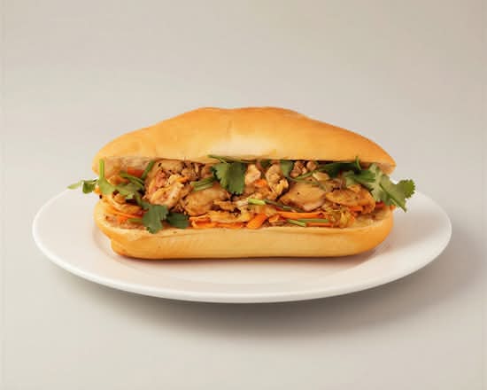 Grilled Chicken Banh Mi Roll