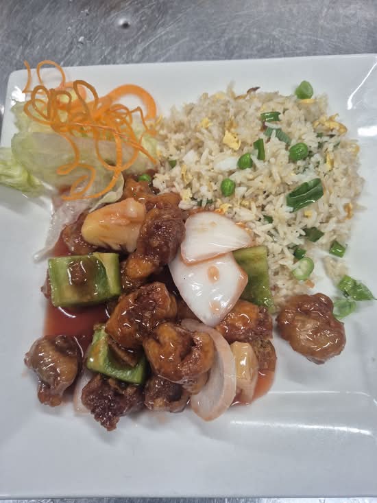 Sweet & Sour Pork with Rice