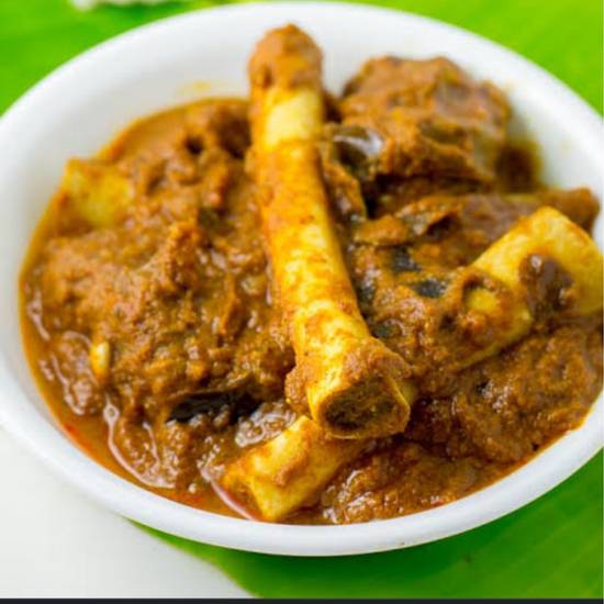Goat curry (with bones)