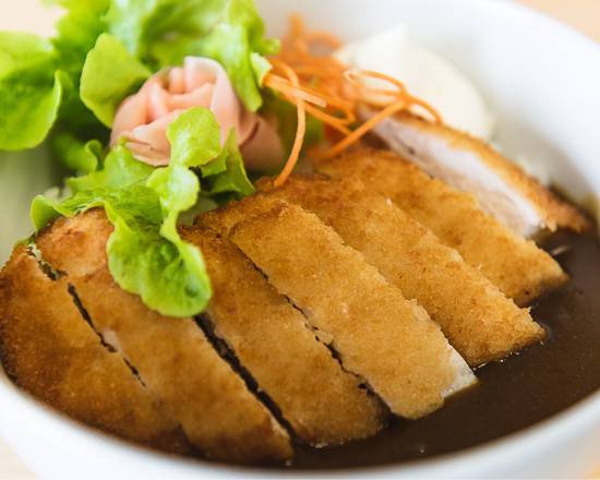 Japanese Curry Rice and Crumbed Chicken