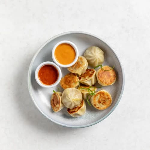 Veg Pan-Fried Momo