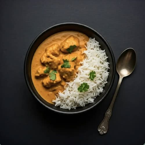 Butter Chicken Rice Bowl