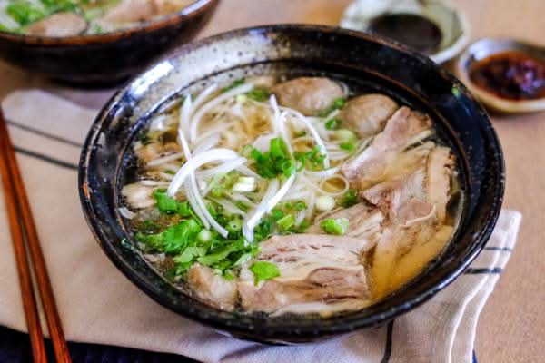 Vietnamese Rare and Brisket Noodle Soup