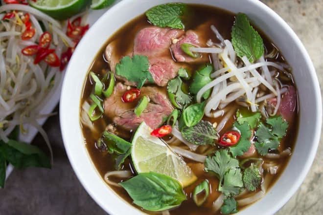 Vietnamese Rare Beef Noodle